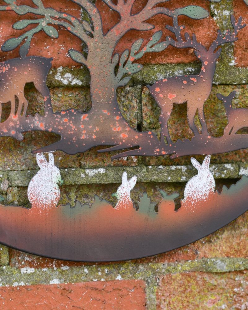Tree Of Nature Wall Art - 40cm Rabbit