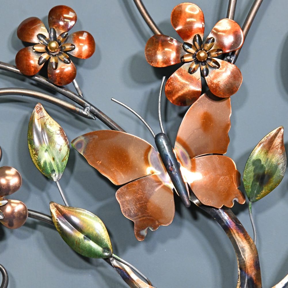 Close up of 3D Butterfly Tree Wall Art Design