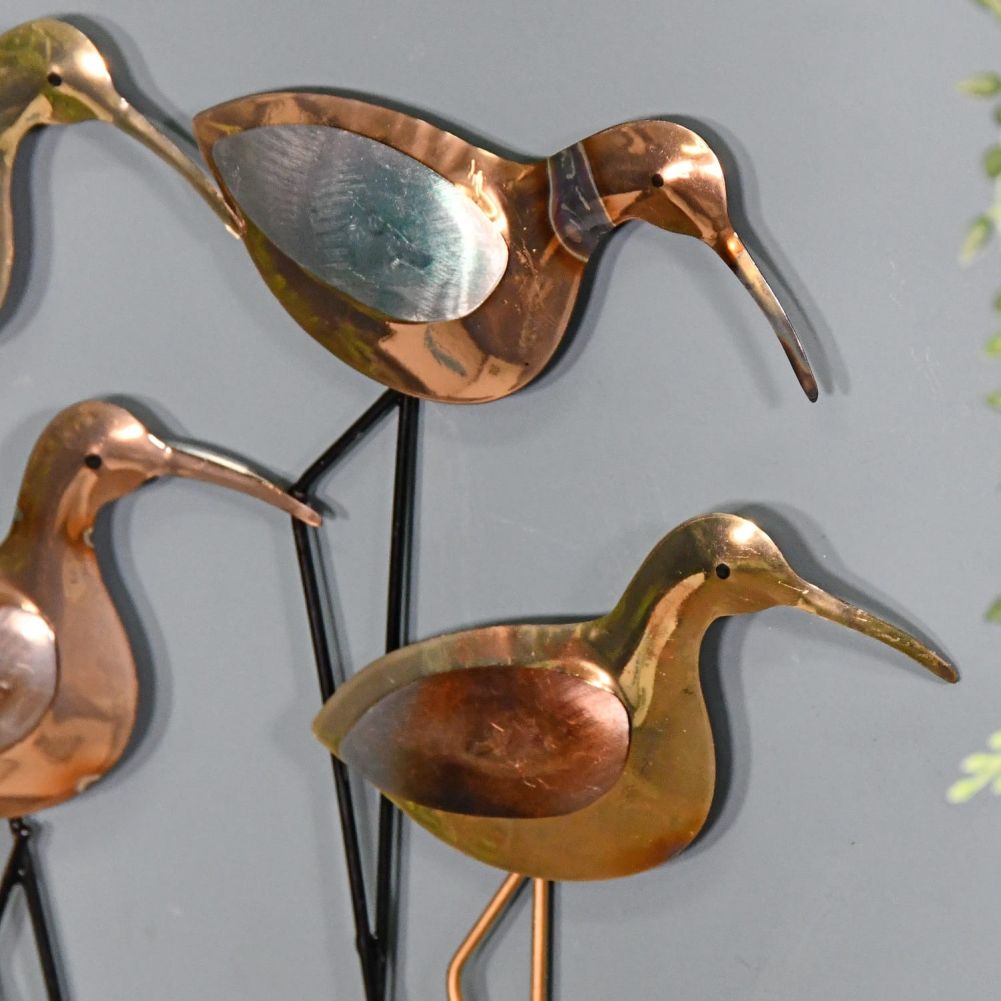 Five Wading Birds Wall Art