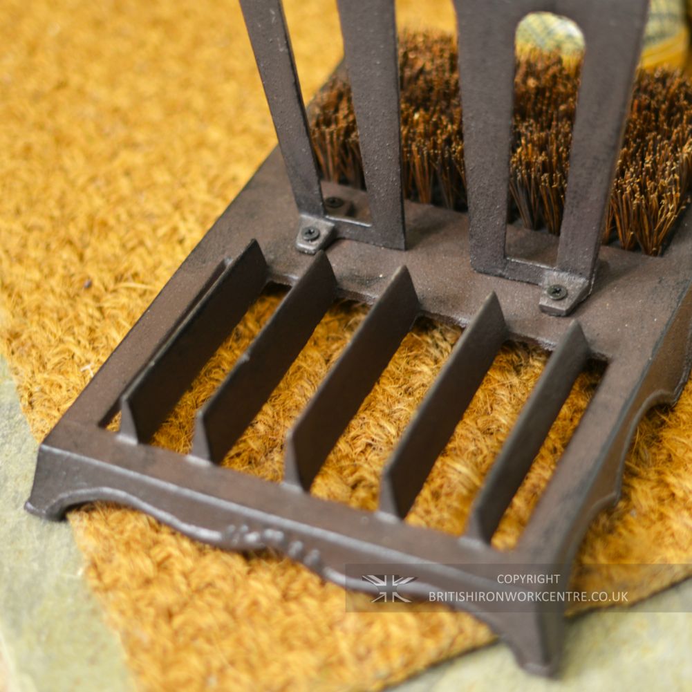 Rustic Pitch Fork Freestanding Boot Brush and Scraper
