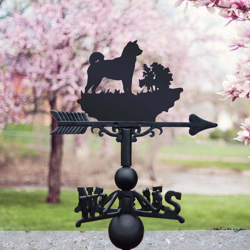 The Forge Akita Iron Weathervane