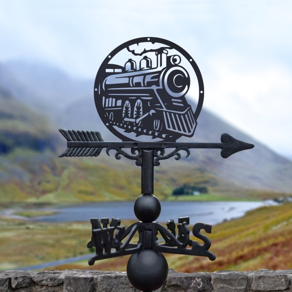 Classic Steam train weathervane