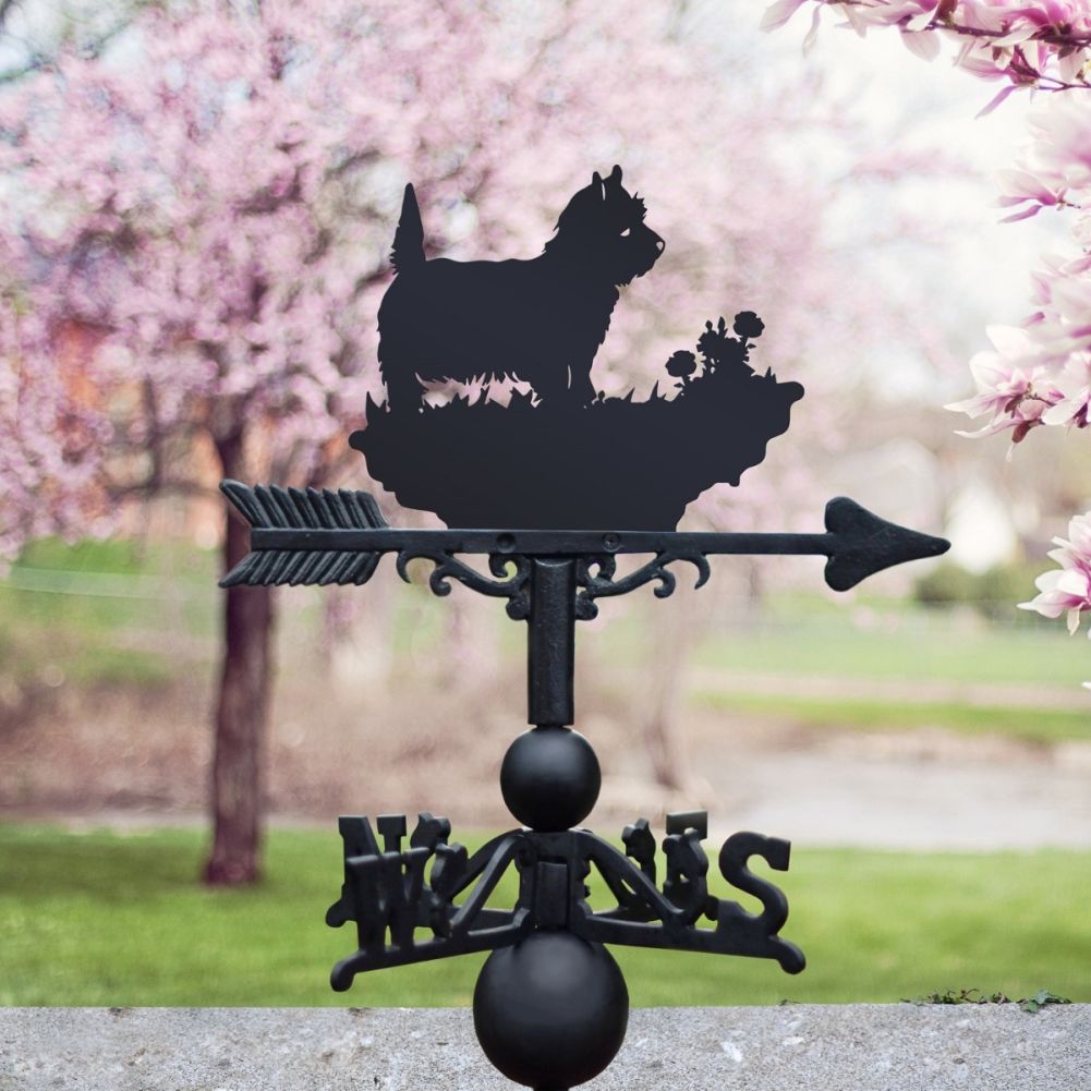 Weathervane with West Highland White Terrier Silhouette 