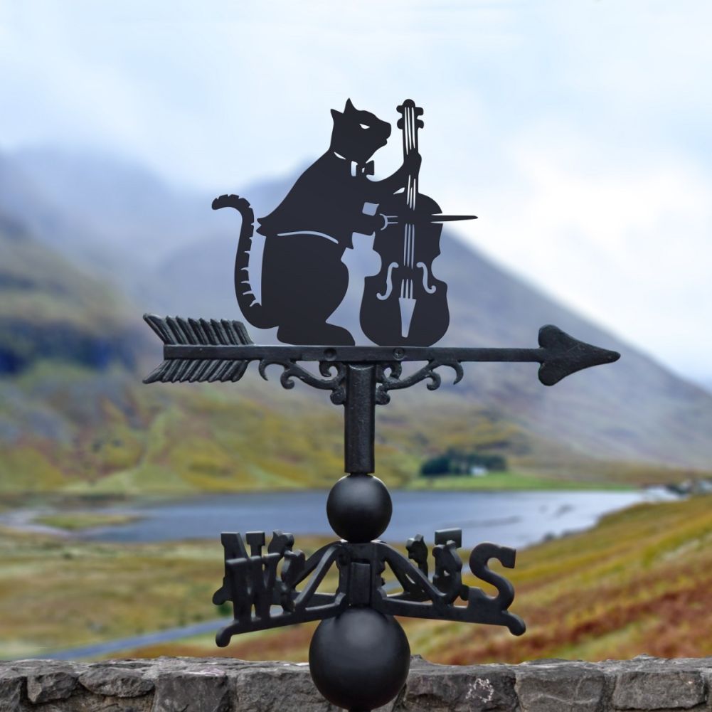 Weathervane with Cat & Fiddle Design 
