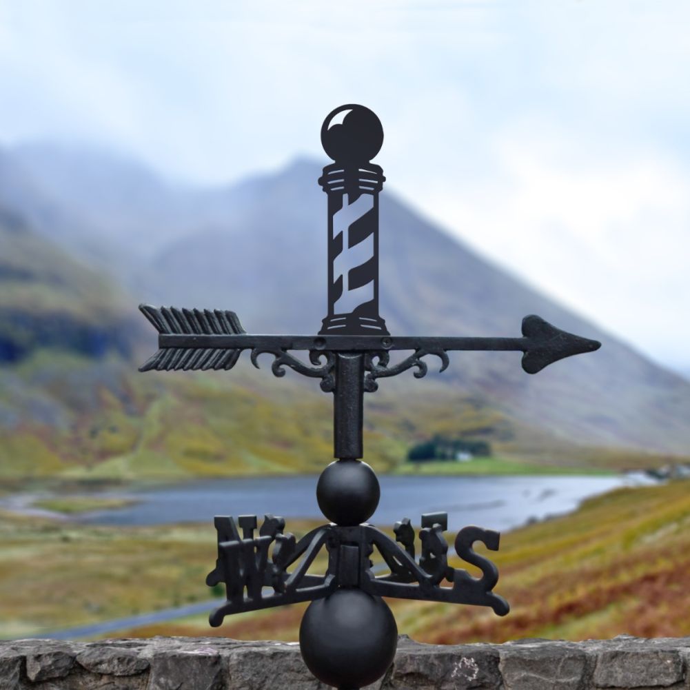 Barber shop weathervane