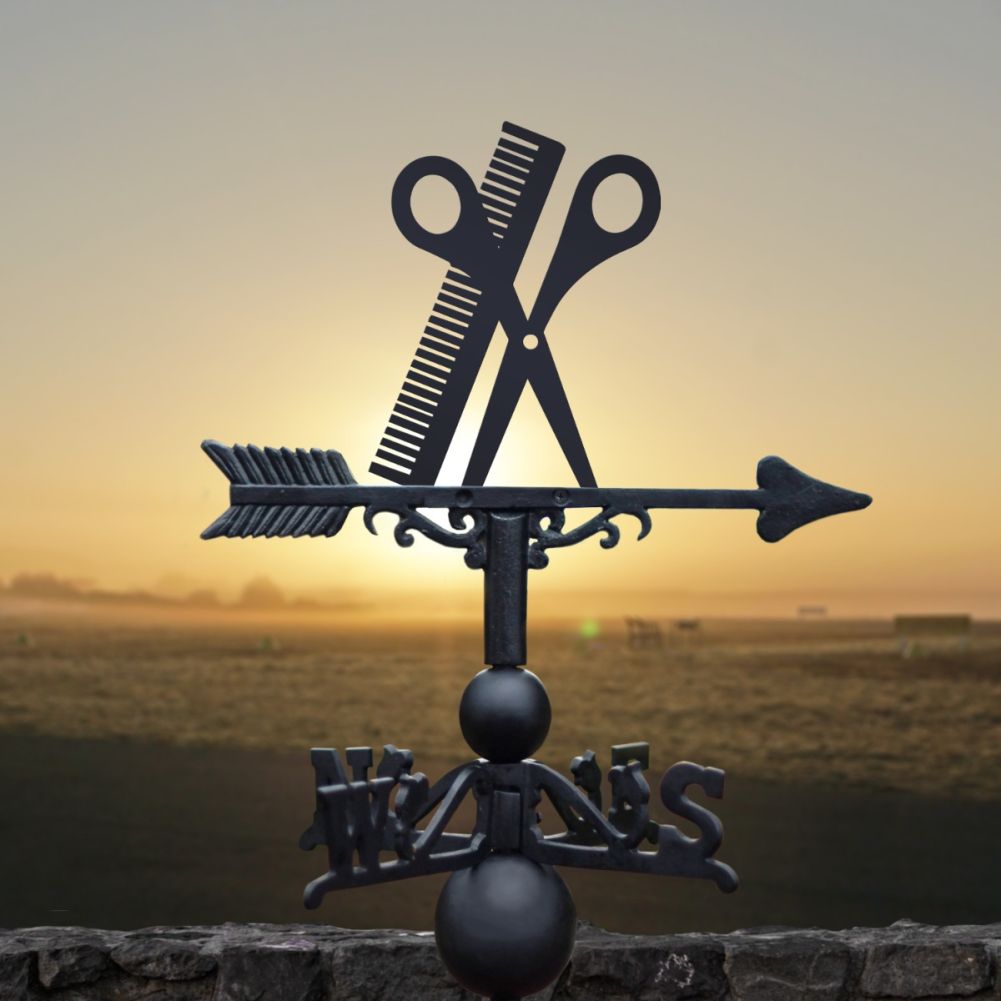 Hair Dresser Weathervane 