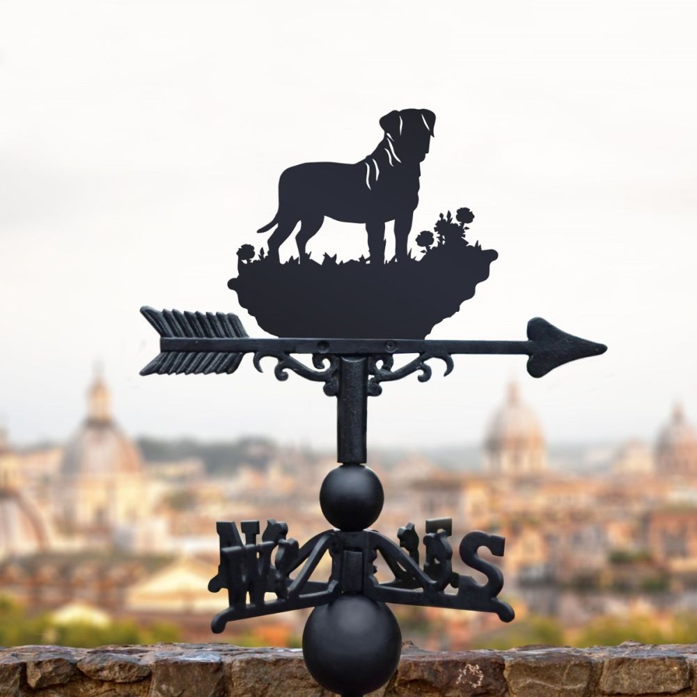 The Forge Bullmastiff Iron Weathervane
