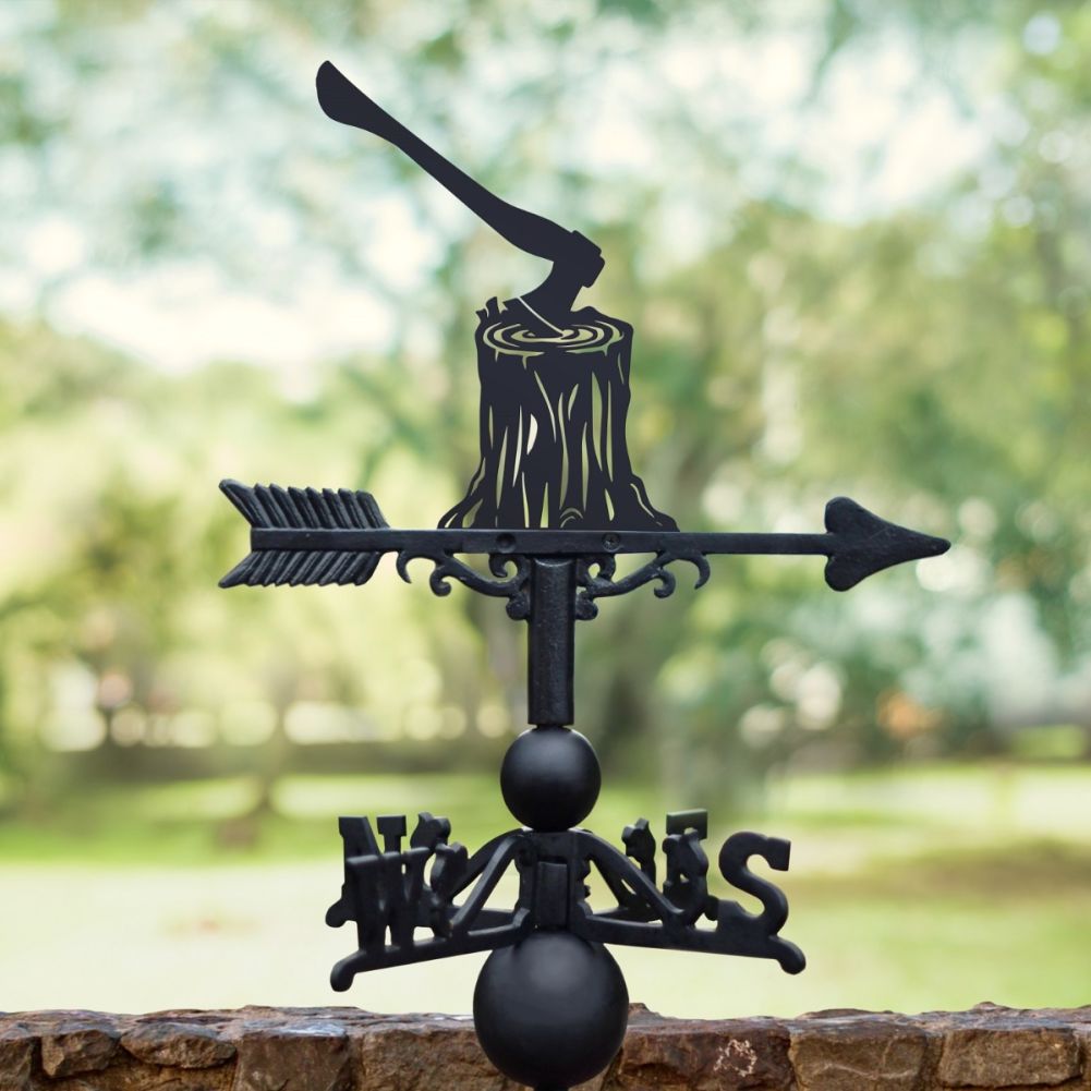 Woodcutter Design on Weathervane 