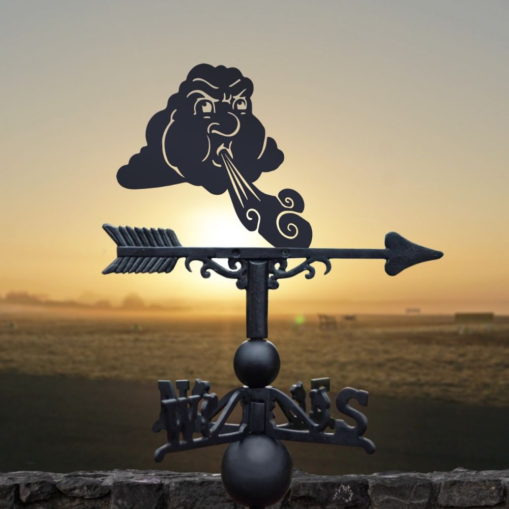 Weathervane with Old Man Winter Design 