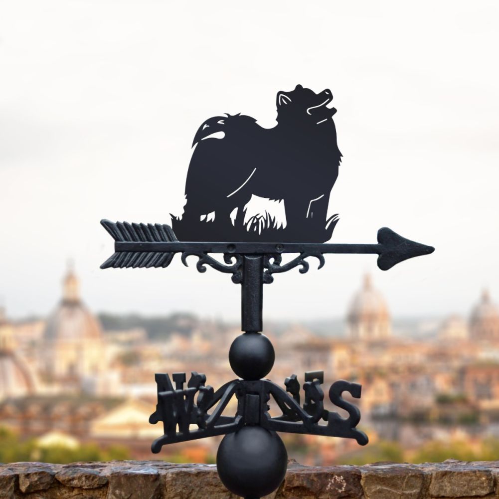 Standing 'Samoyed' Dog Weathervane