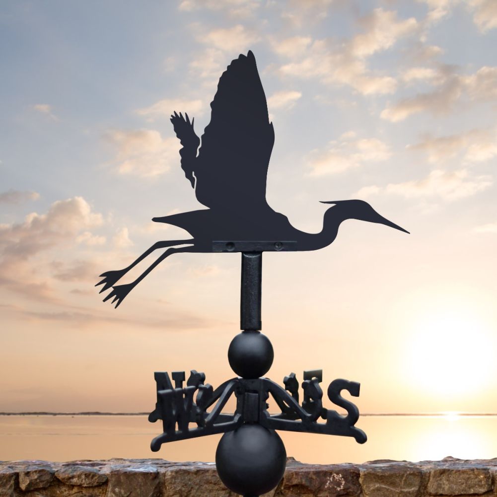 Heron Flying Weathervane