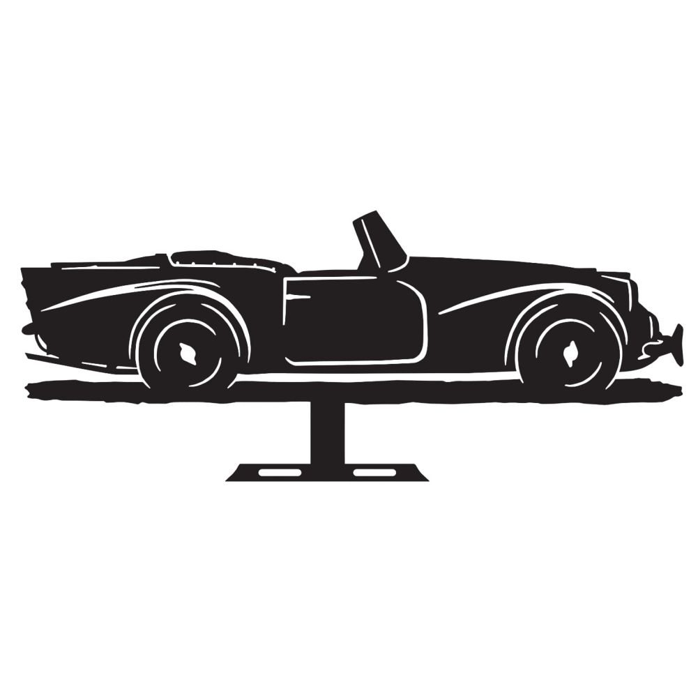 Daimler SP250 Dart Iron Weathervane Topper