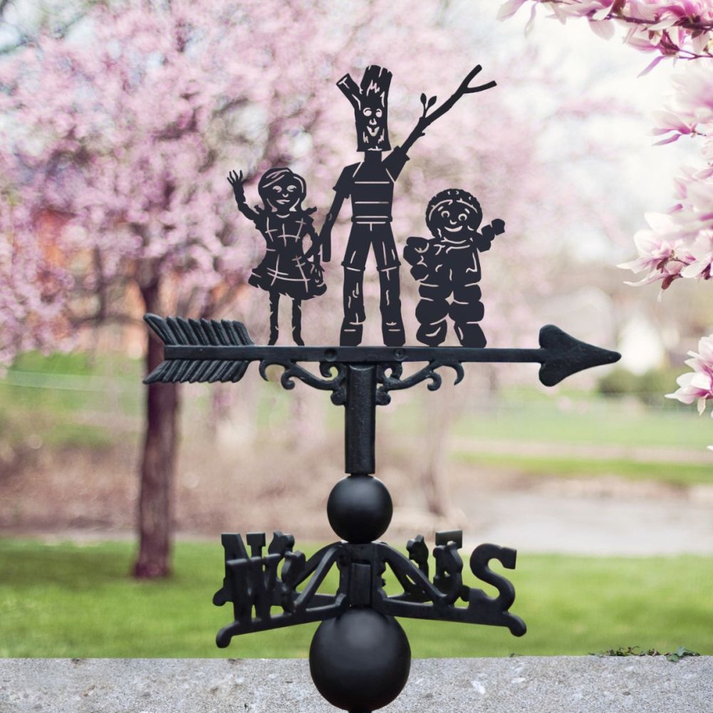 The Forge Woodland Character Iron Weathervane