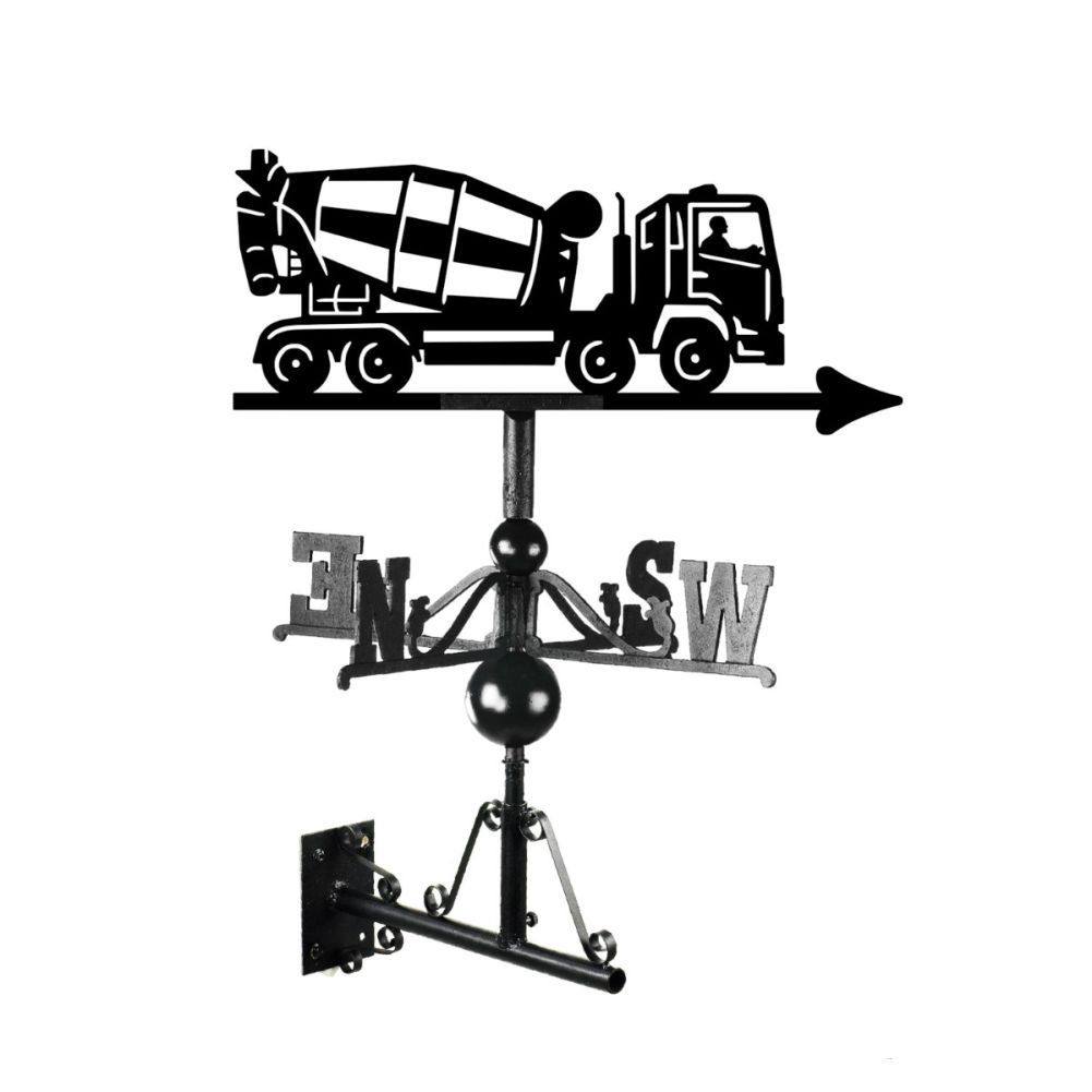 Cement Lorry Weathervane Mounted
