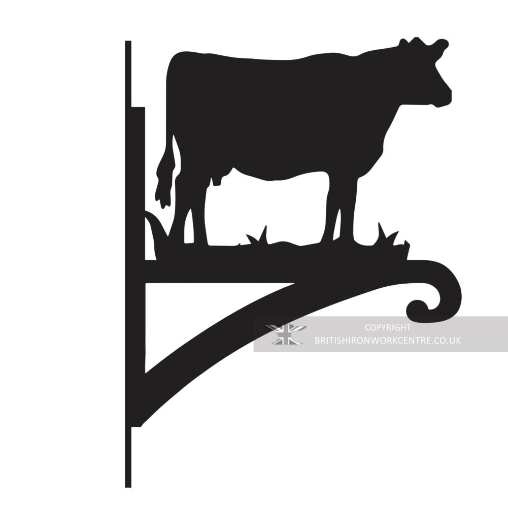 Cow Hanging Bracket on white background 