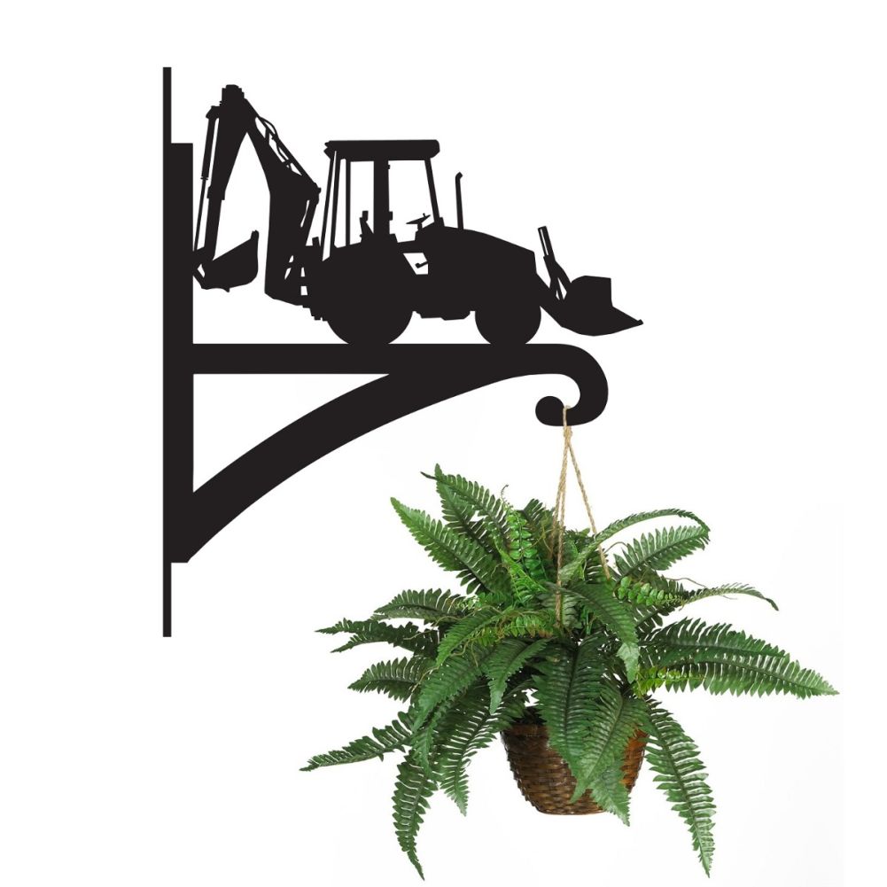 Digger Hanging Basket with Plant 