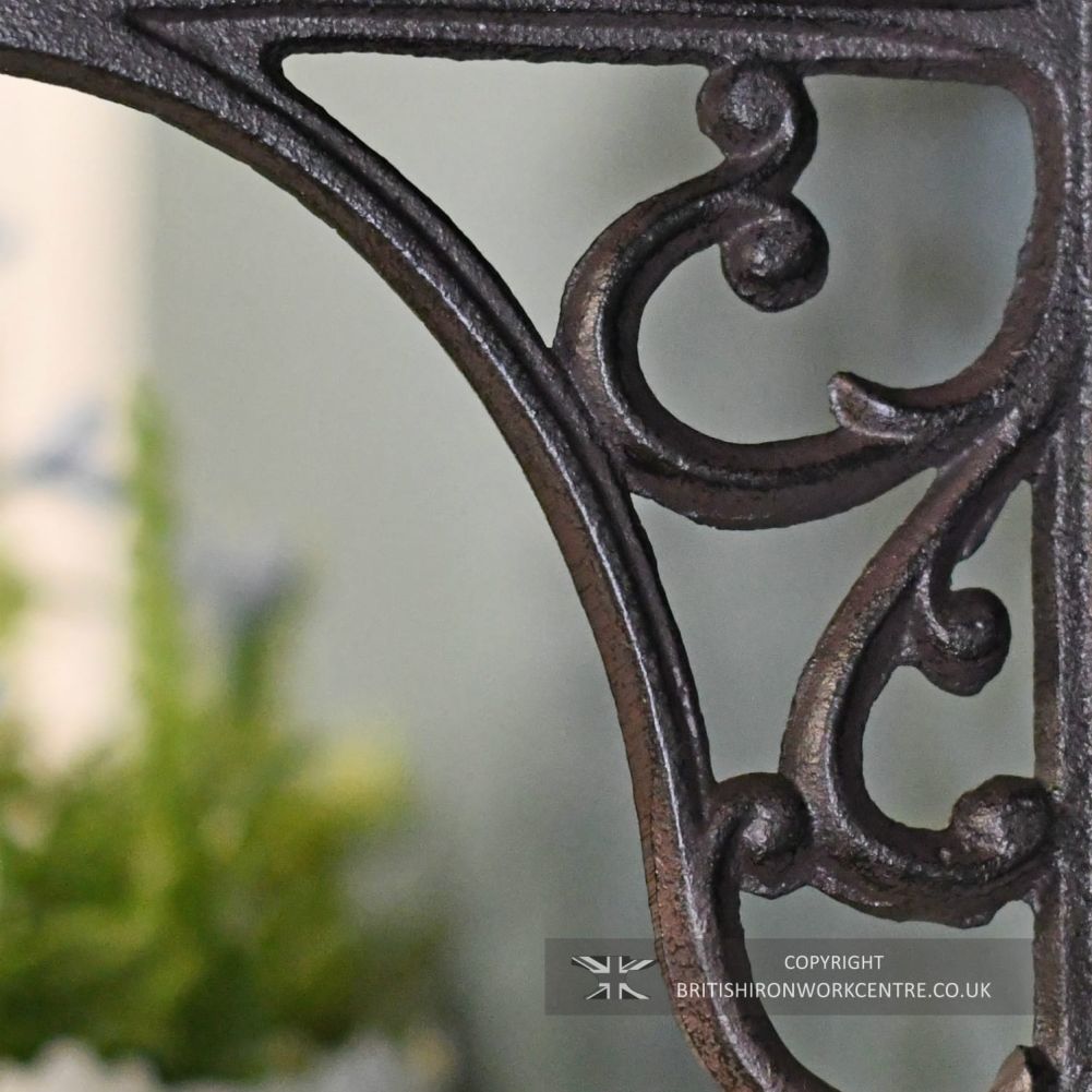 Ornate Cast Iron Shelf Bracket - 180mm x 180mm