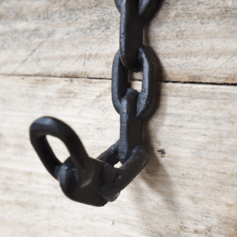 Standard Cast Iron Chain Coat Hook