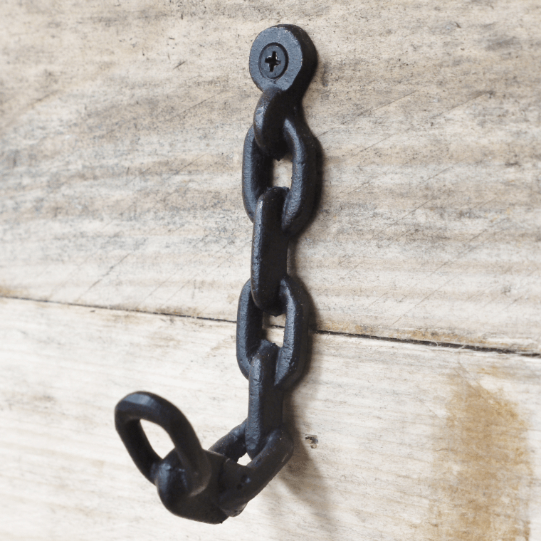 Standard Cast Iron Chain Coat Hook