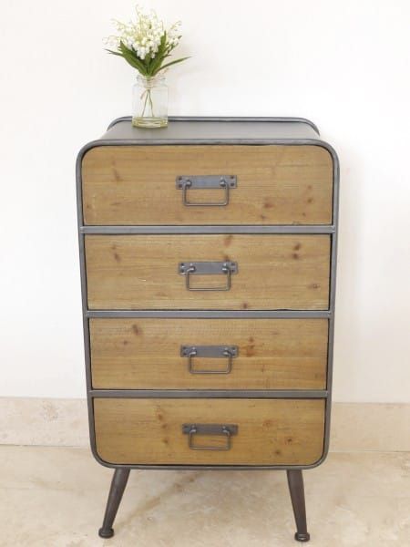 Industrial Side Table 