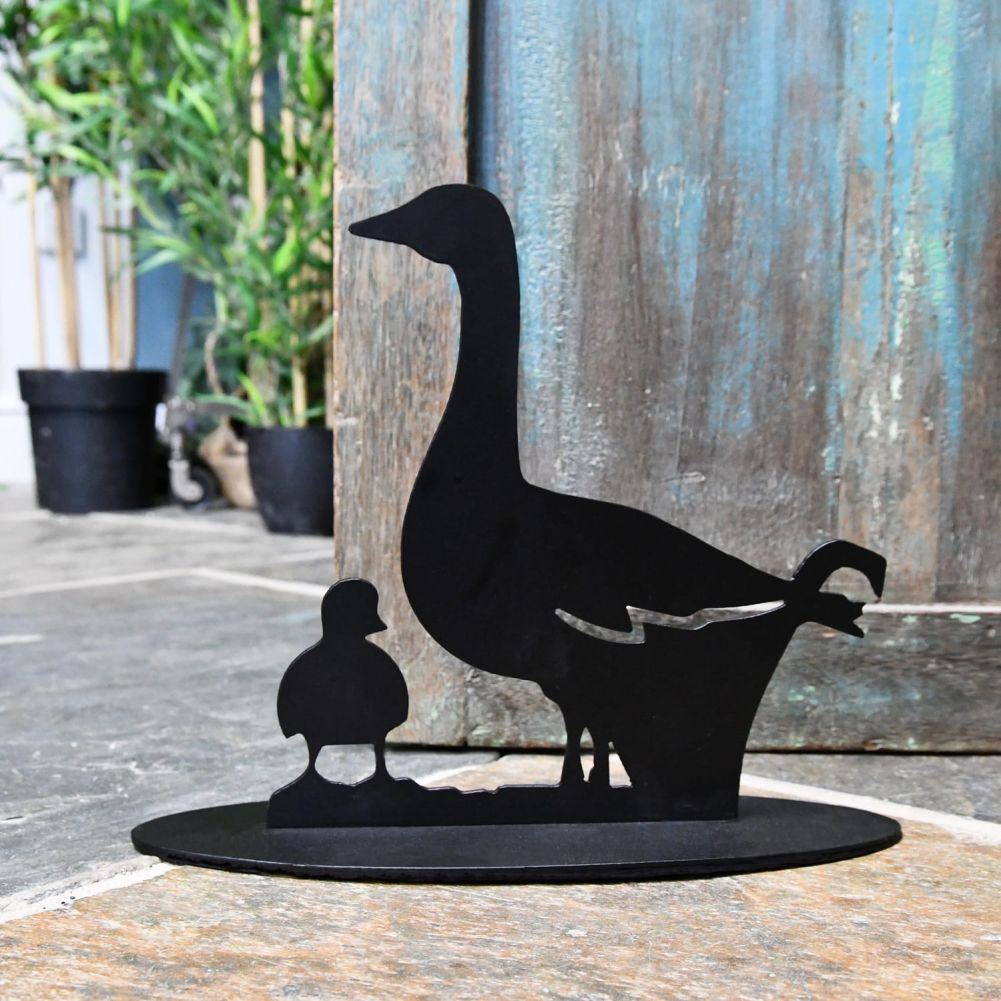 Duck & Duckling Door Stop in full 
