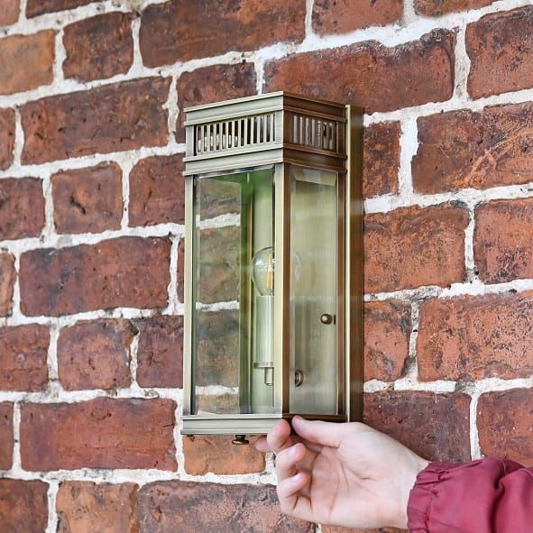 Brass Flush-Fix Wall Light
