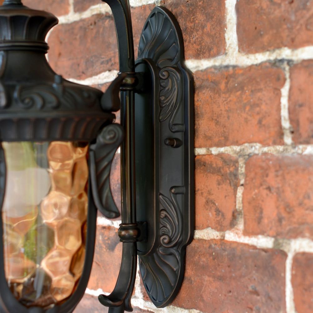 Close up of mounting bracket 