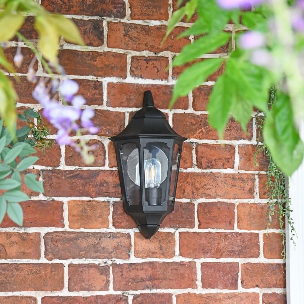 'Bracknell' Flush Wall Lantern in full