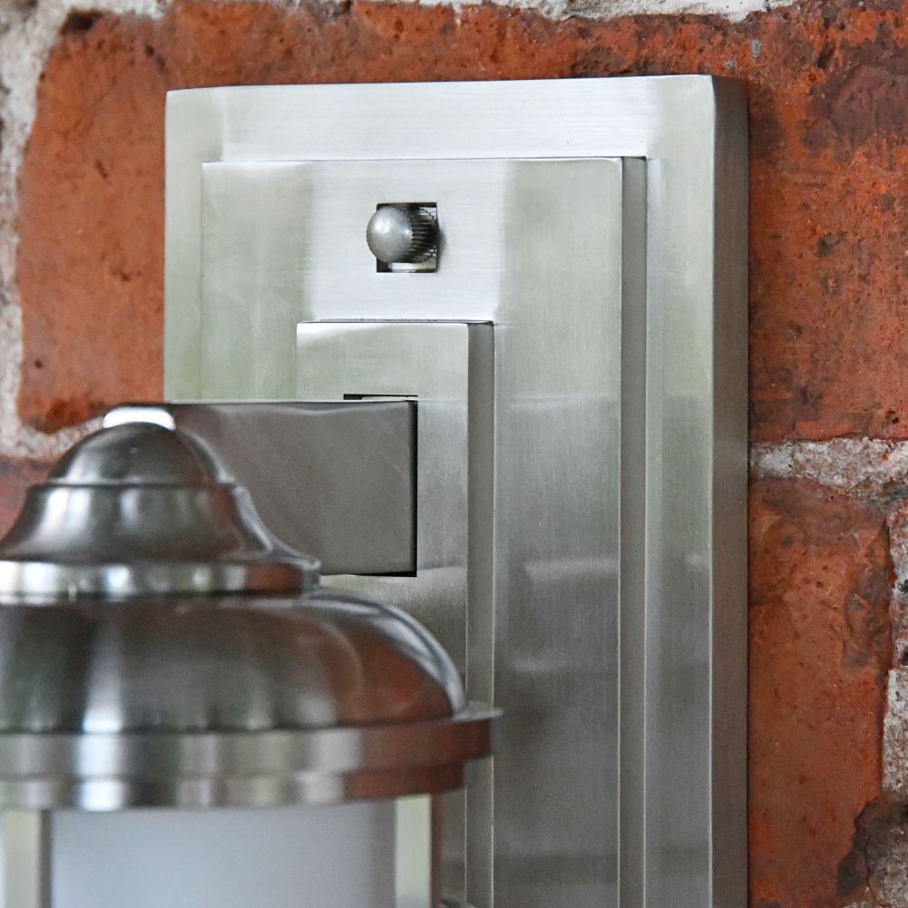 Close up of wall mounted bracket 