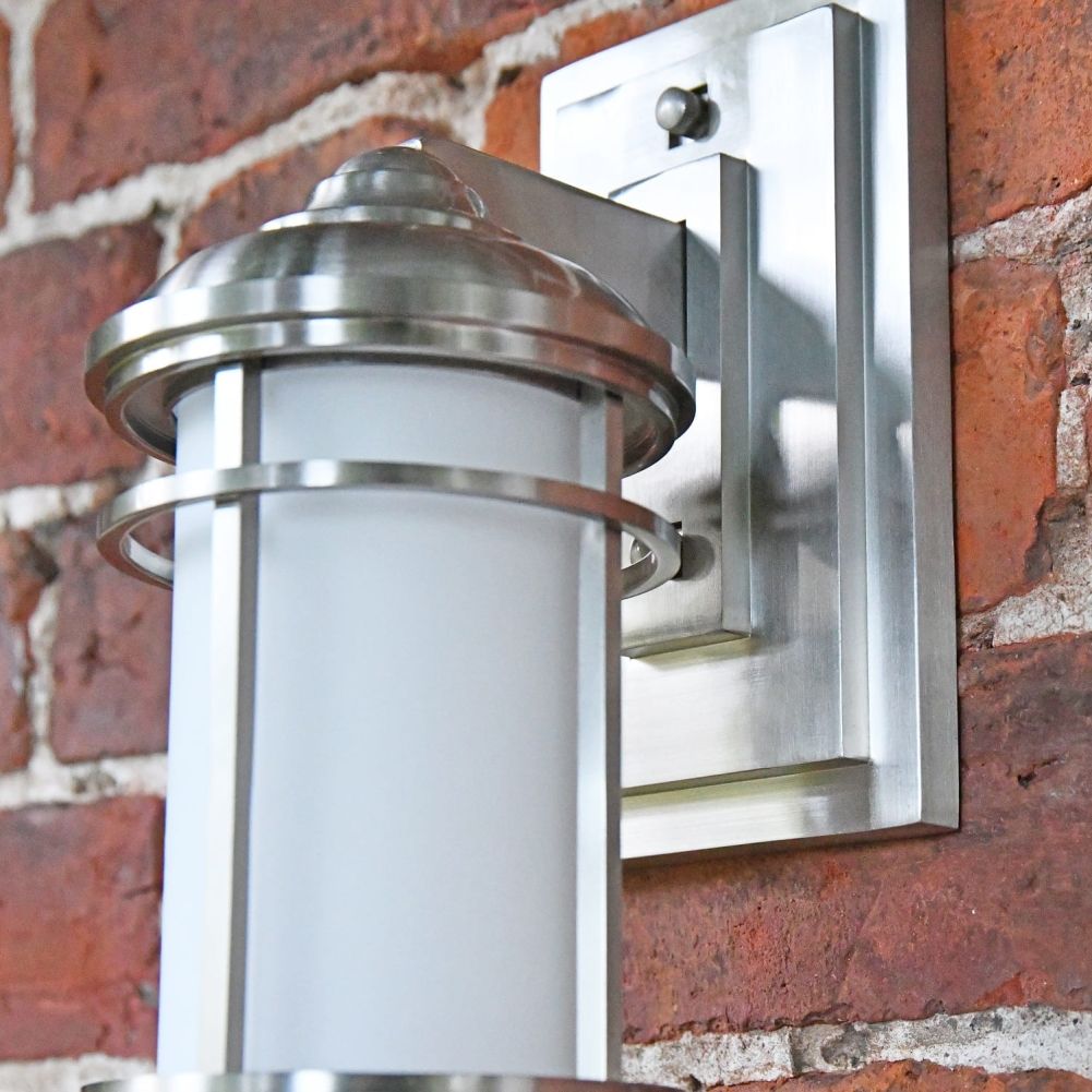 Close up of Lantern frame with frosted pane 