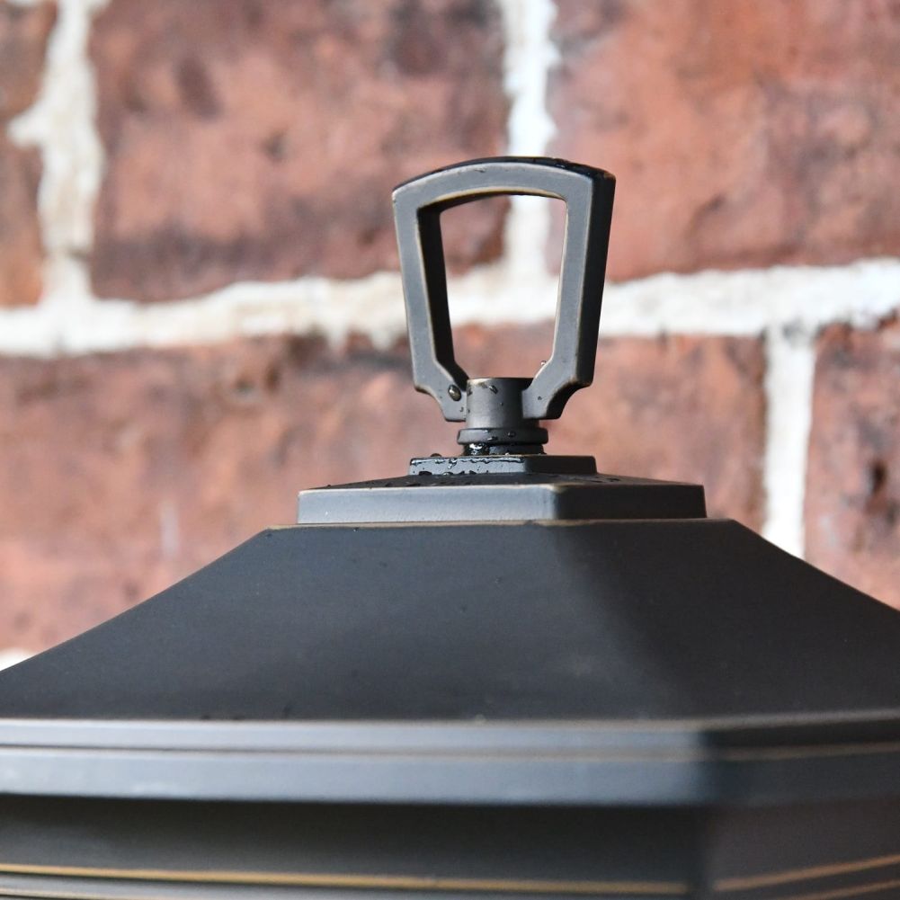 Close up of finial top 