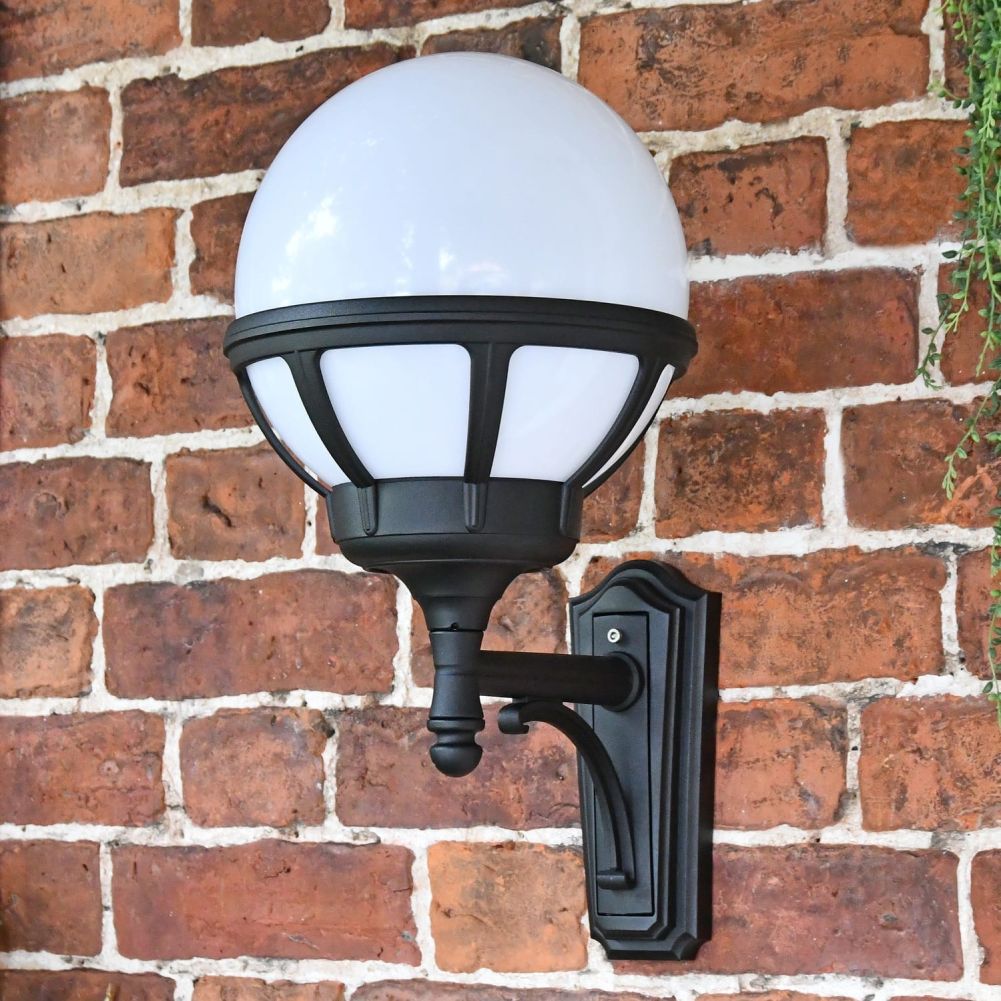 Bologna Pillar & Driveway Opal Light full view