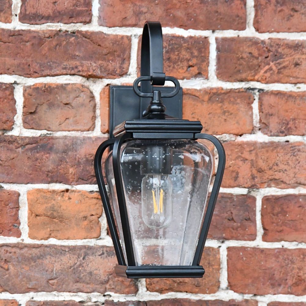 Traditional Top Fix Wall Lantern in Situ 