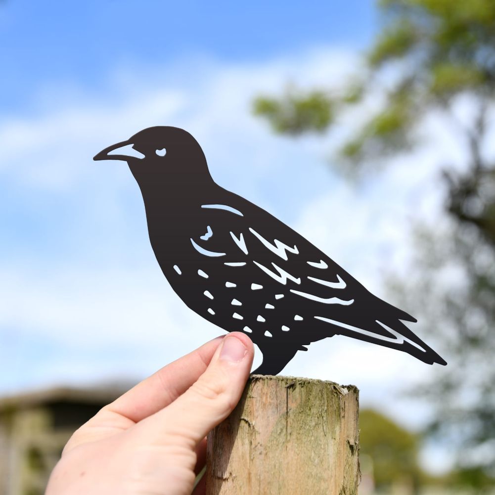 Starling Fence Topper - Black Scale View