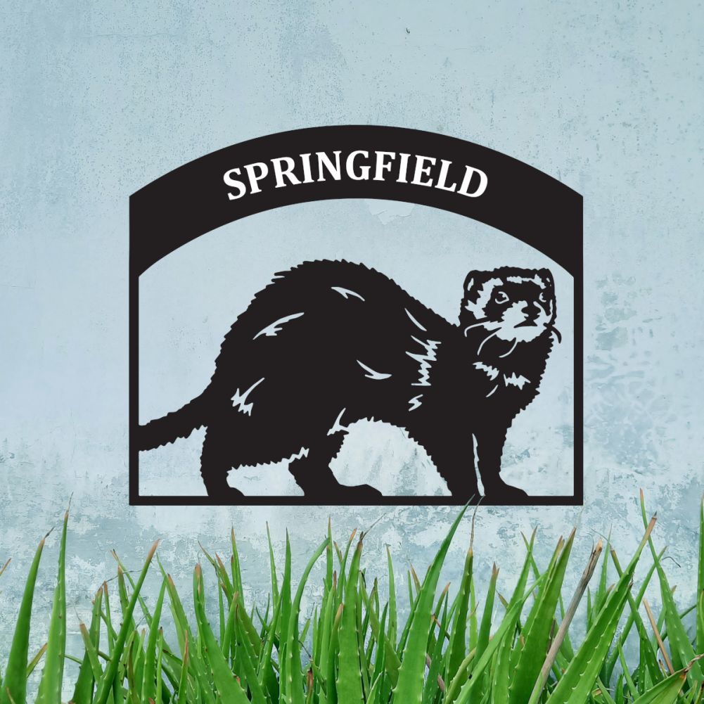 Ferret House Sign 