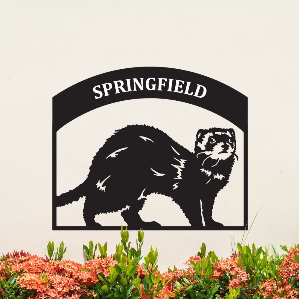 Ferret House Sign 