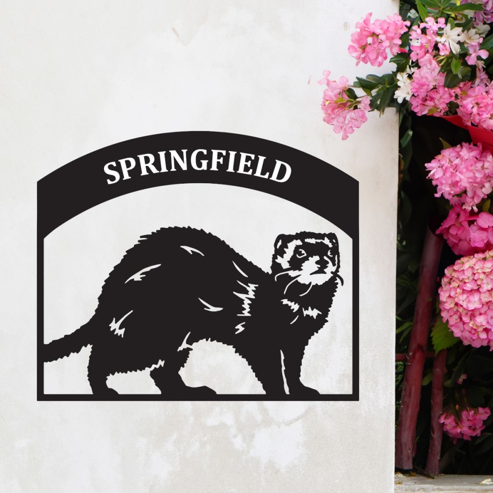 Ferret House Sign 