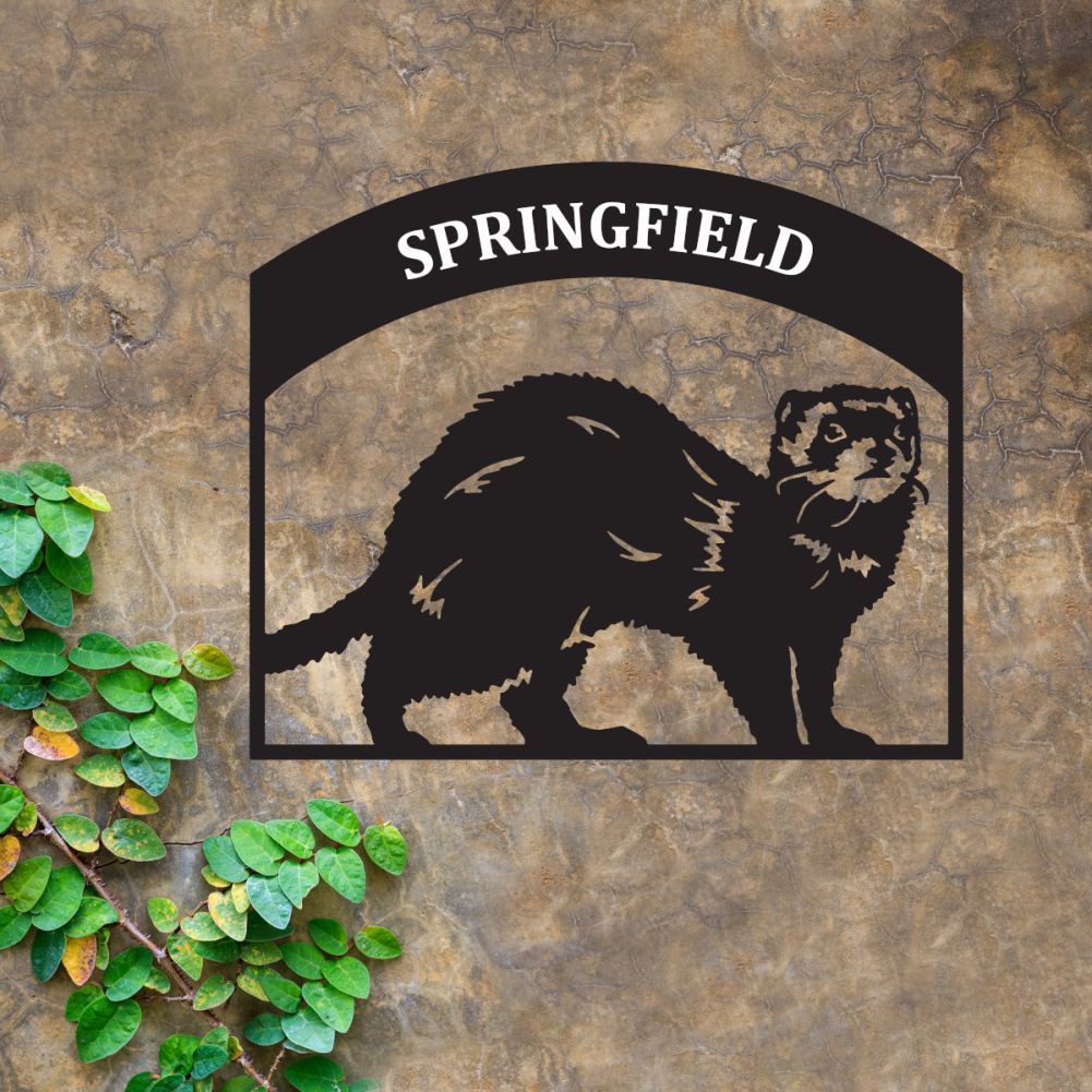 Ferret House Sign 