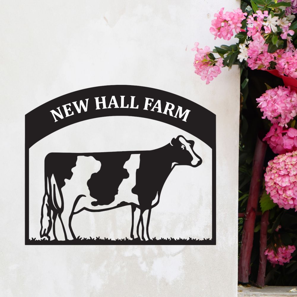 Dairy Cow House Sign 