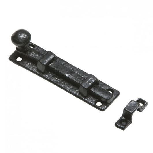 The Forge Blacksmith Style Straight Iron Bolt - Side View 