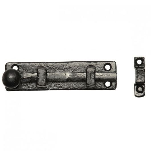 The Forge Blacksmith Style Straight Iron Bolt - Top Down View 