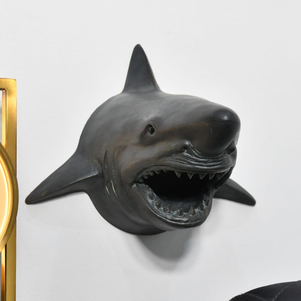 Shark Head Wall Art Left Side View