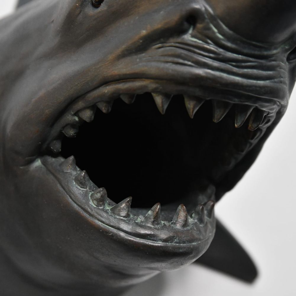 Shark Head Wall Art Mouth Detail