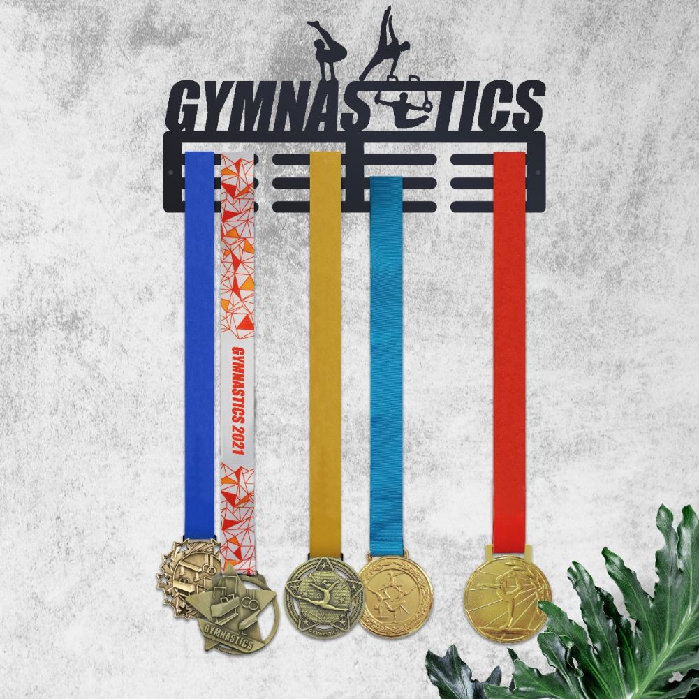 Male Gymnasts Hanging Medal Holder 