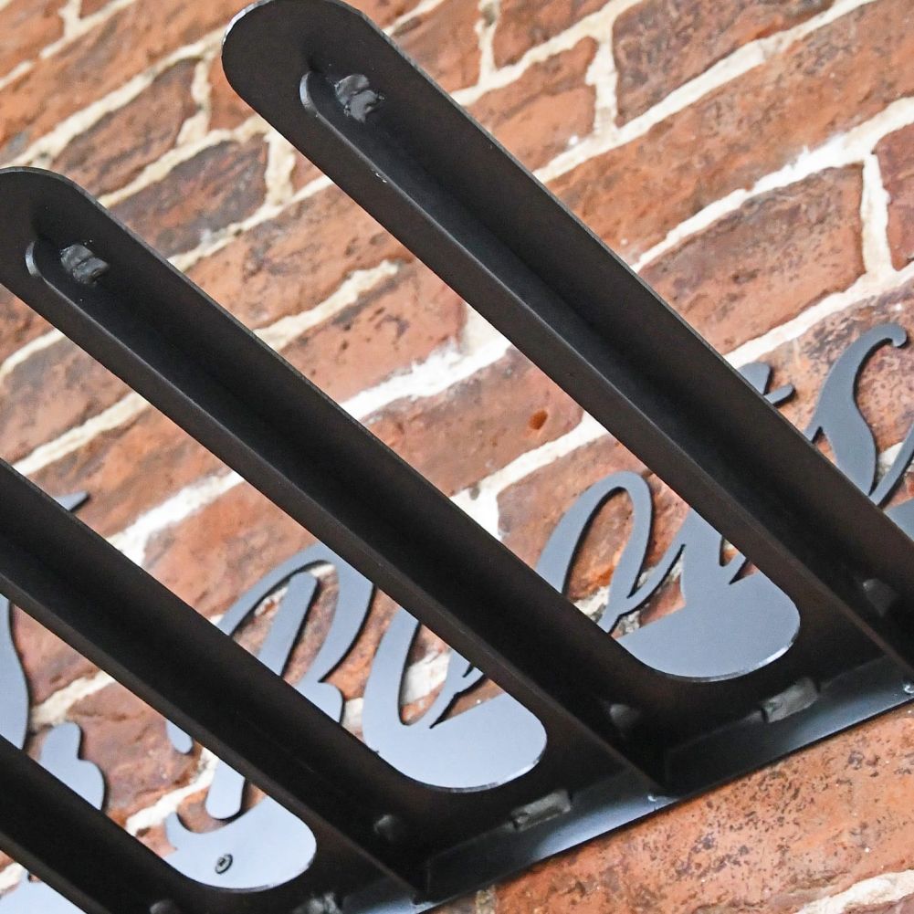 Duck & Duckling Iron Boot Holder underside