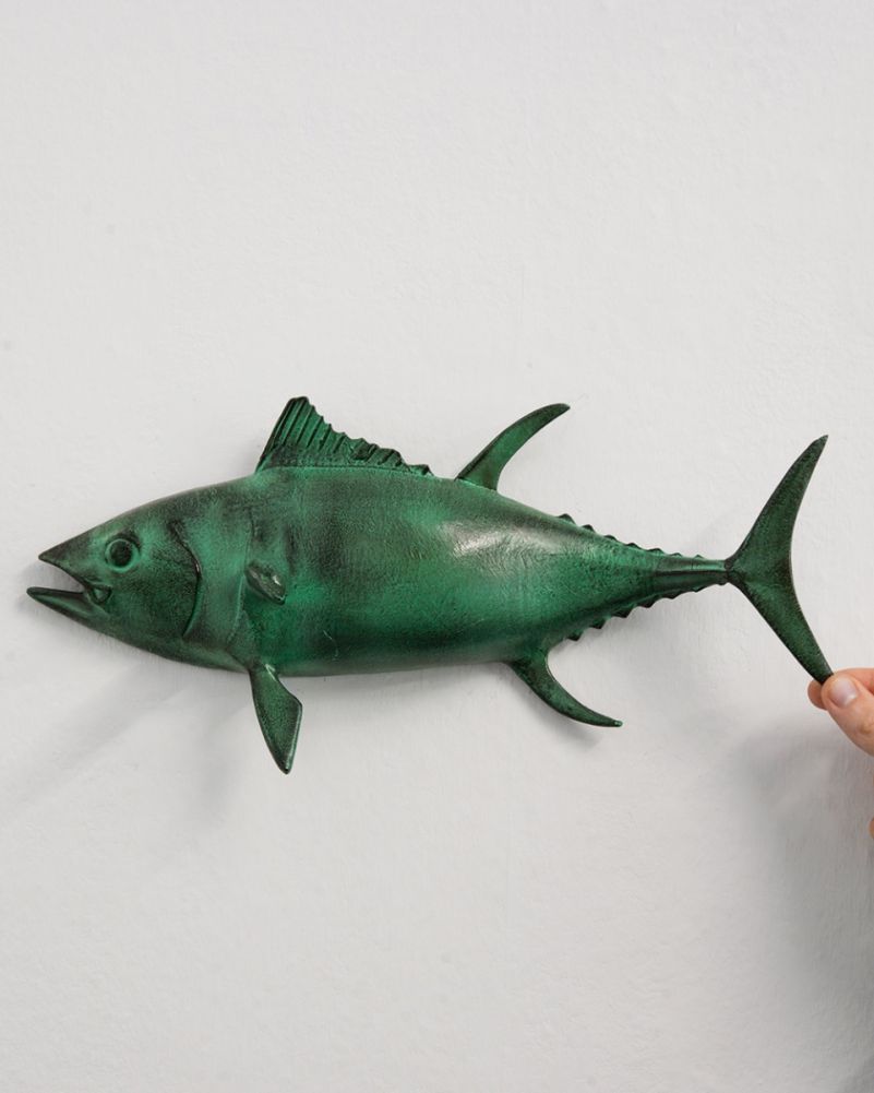 Verdigris Tuna Decorative Interior Wall Art To Scale