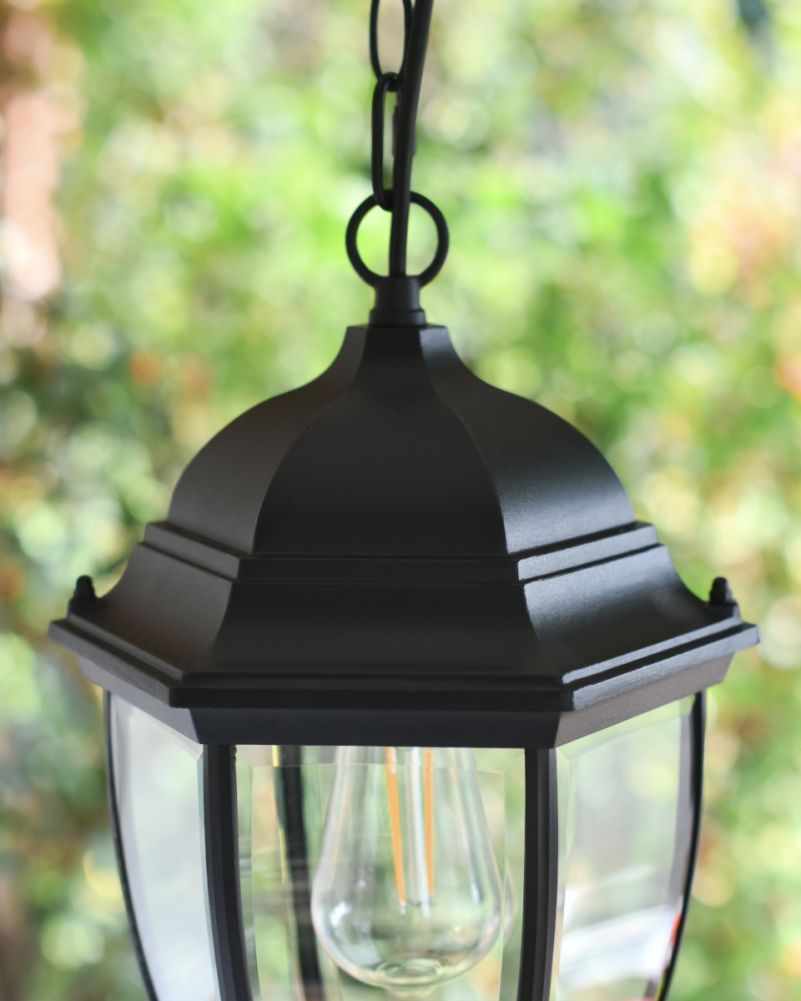 Victorian hanging chain outdoor light