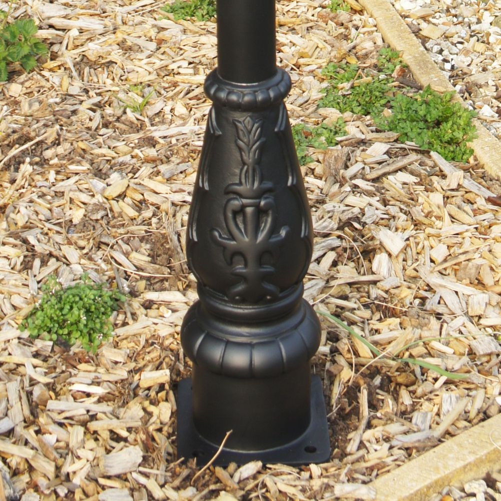 Close-up of the Base of the Lamp Post