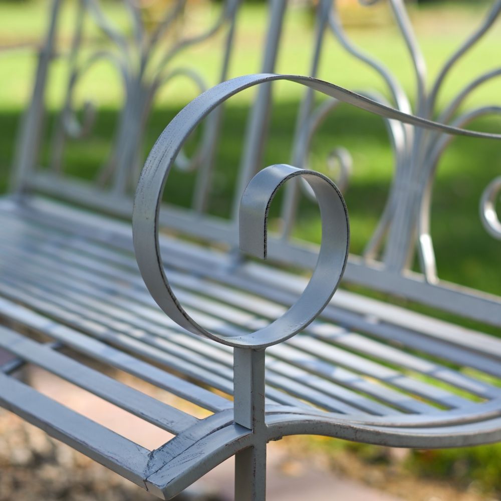 Victorian style garden bench