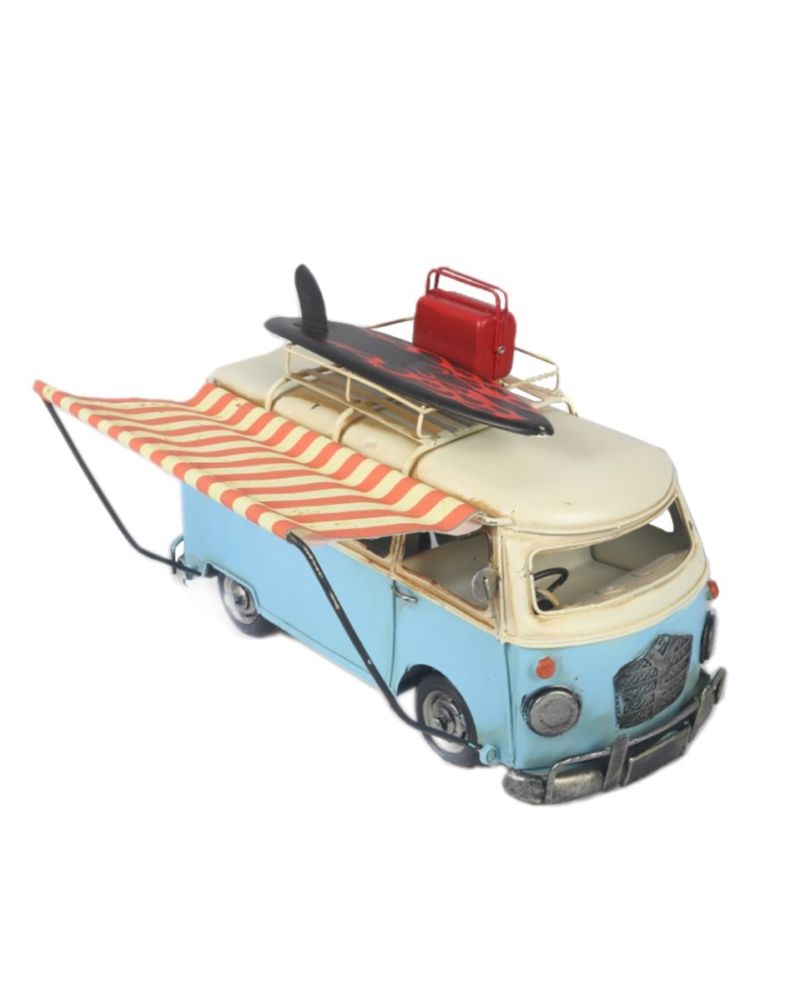 Vintage Model Camper Van With Awning 